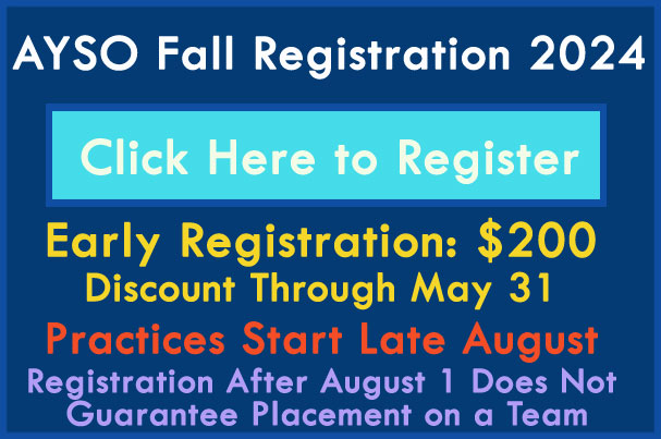 AYSO Early Registration