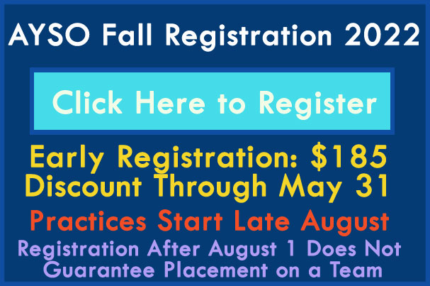 AYSO Santa Barbara Registration Fall 2022