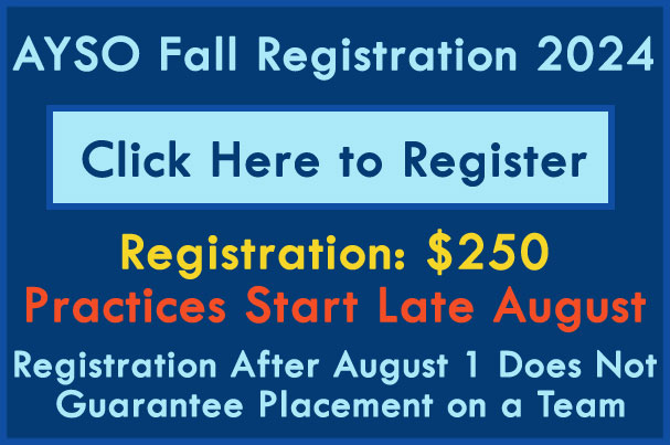 AYSO Santa Barbara Fall Registration 2024